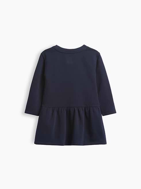 Baby & Toddler Bow Sweatshirt Dress