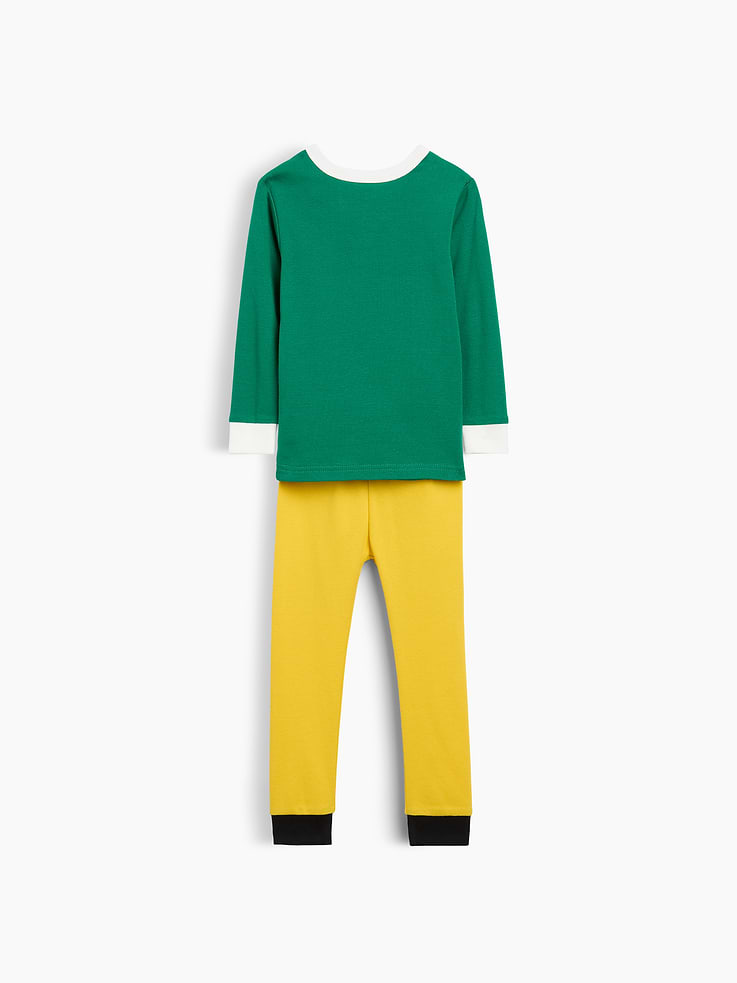 Image 2 de 2, Pyjama en coton biologique brossé de lutin pour Bébé et Tout-petit
