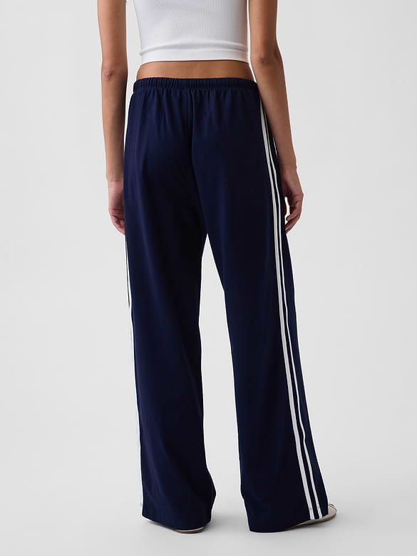 Knit Relaxed Track Pants