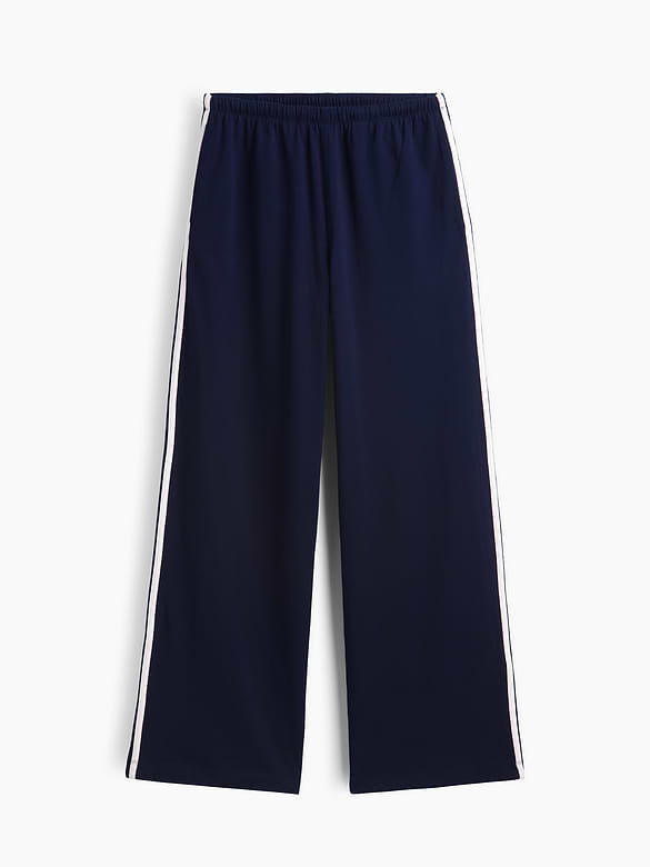 Knit Relaxed Track Pants