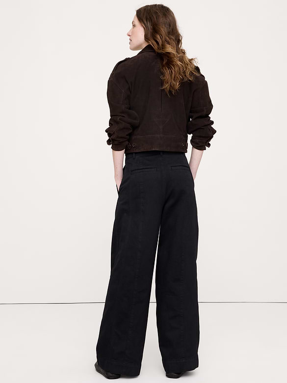High-Rise Wide-Leg Utility Pant