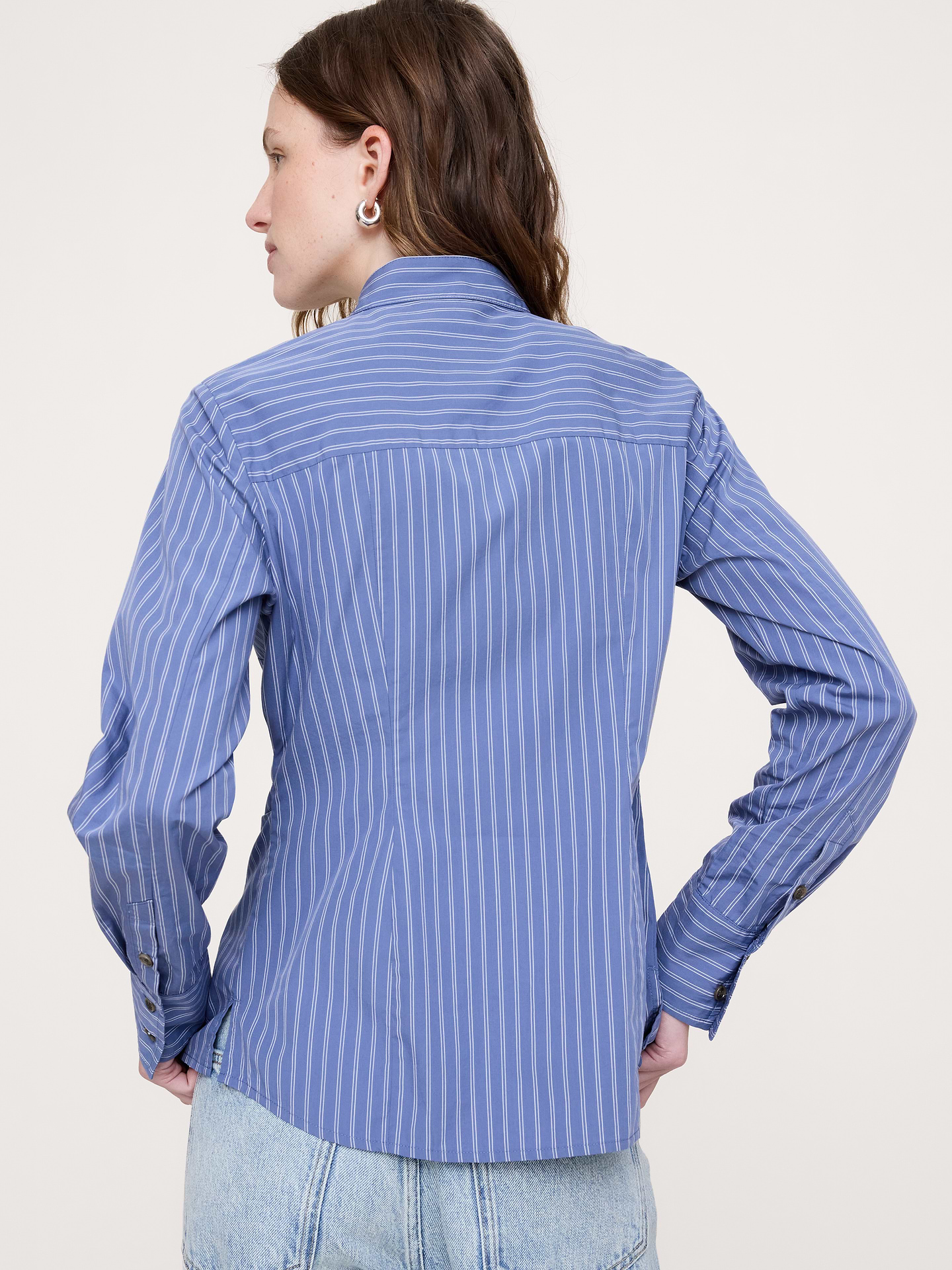 L'image numéro 2 présente Haut à taille plissée en coton