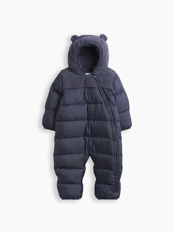 Baby Hooded One-Piece Snowsuit