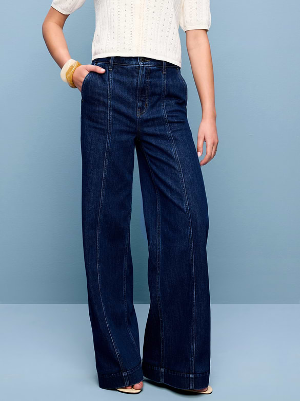 Extra High-Waisted Super Wide-Leg Jeans