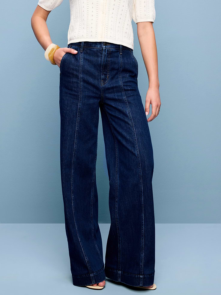 Image number 2 showing, Extra High-Waisted Super Wide-Leg Jeans