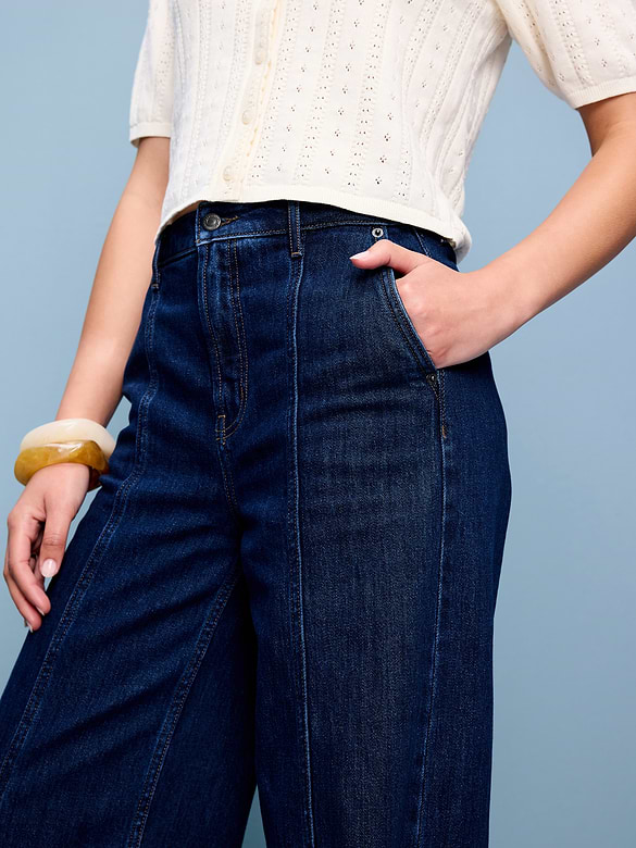 Extra High-Waisted Super Wide-Leg Jeans