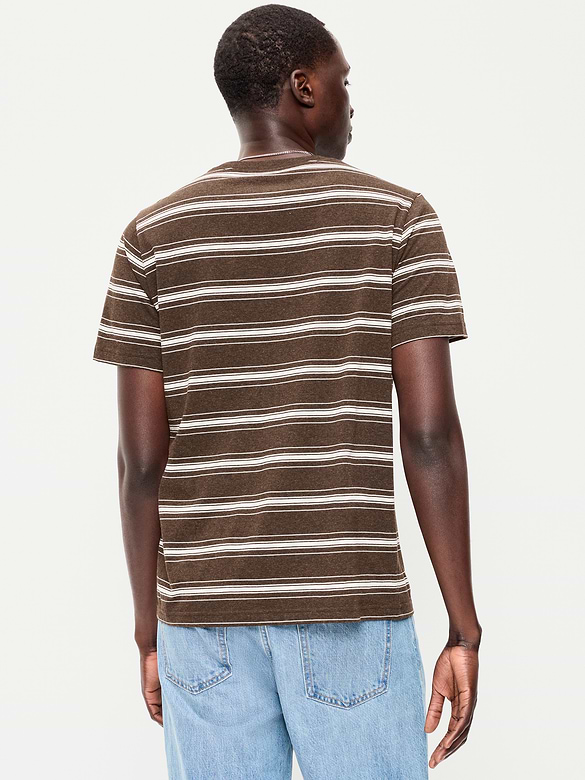 Crew-Neck Striped T-Shirt