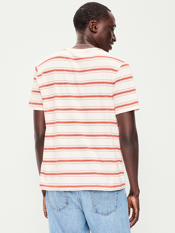 Crew-Neck Striped T-Shirt