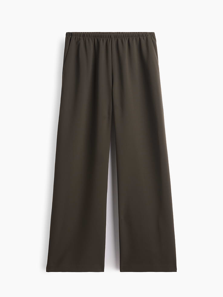 Image number 7 showing, Easy Wide-Leg Pants