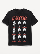 Image number 1 showing, Ghost Face™ Gender-Neutral Graphic T-Shirt for Kids
