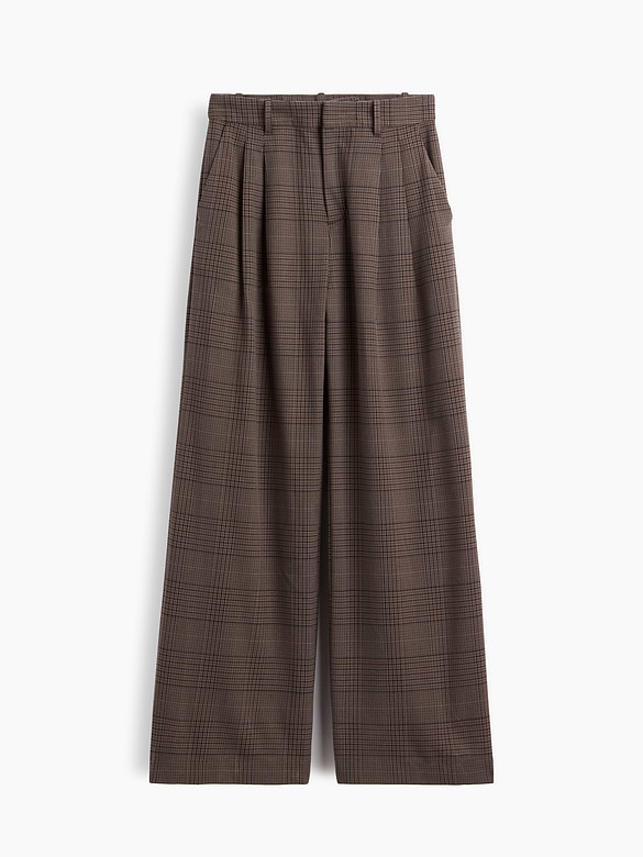 365 High Rise Brushed Twill Pleated Trousers