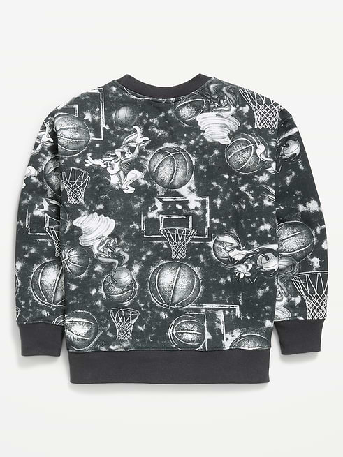 L'image numéro 2 présente Chandail en coton ouaté surdimensionné à imprimé Space Jam™ unisexe pour enfant