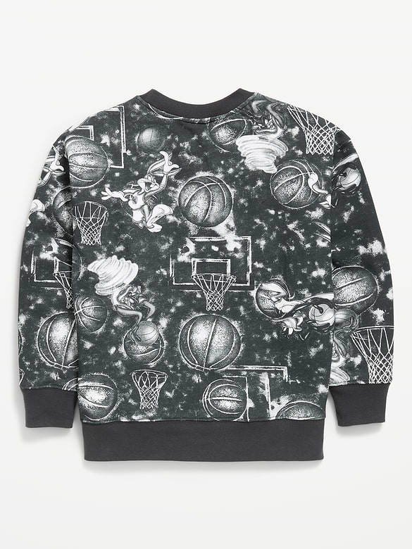 Space Jam™ Gender-Neutral Oversized Graphic Sweatshirt for Kids