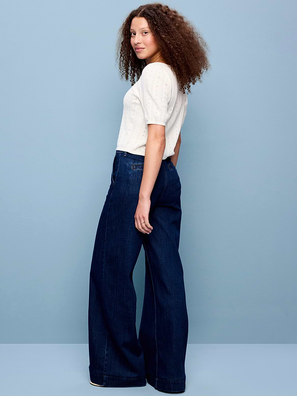Extra High-Waisted Super Wide-Leg Jeans