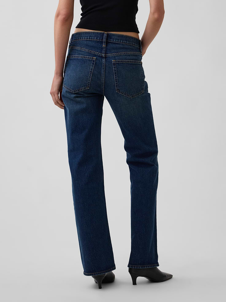 Image number 4 showing, Mid Rise Relaxed Flare Jeans