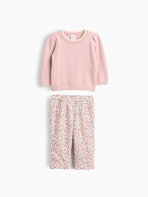 Baby Sweater Outfit Set