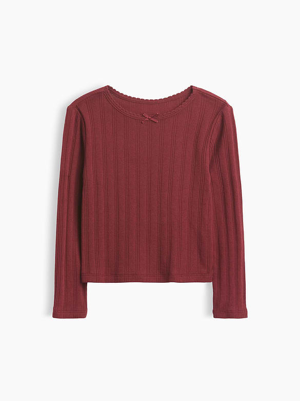 Baby & Toddler Pointelle Rib T-Shirt
