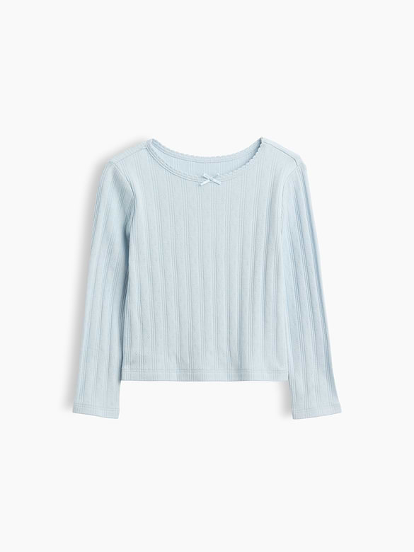 Baby & Toddler Pointelle Rib T-Shirt