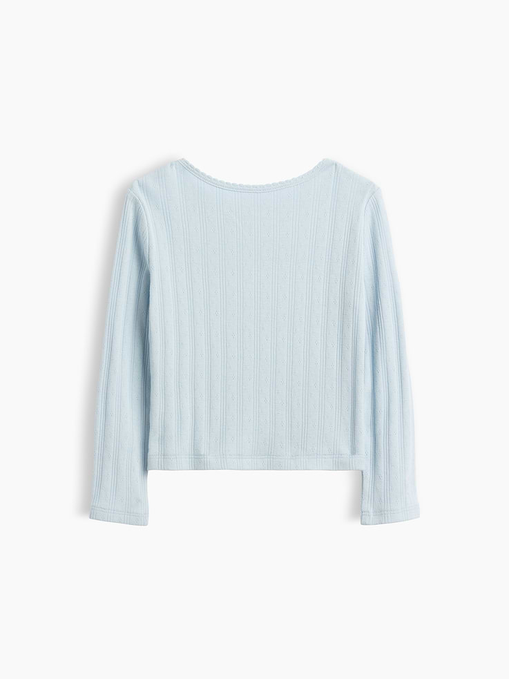 Image number 2 showing, Baby & Toddler Pointelle Rib T-Shirt