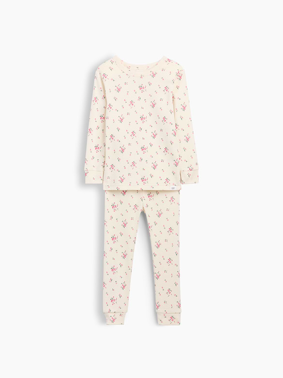 Baby & Toddler Organic Brushed Cotton Floral PJ Set