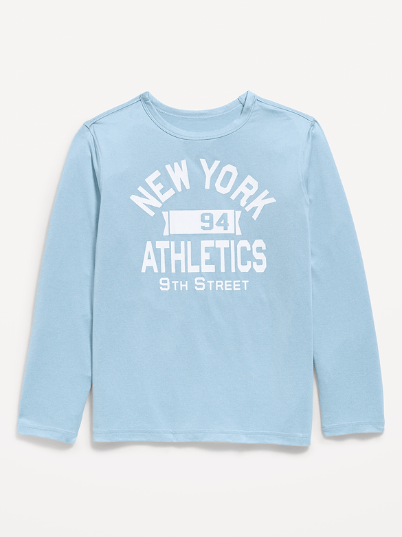CloudMotion Long-Sleeve Performance T-Shirt for Boys