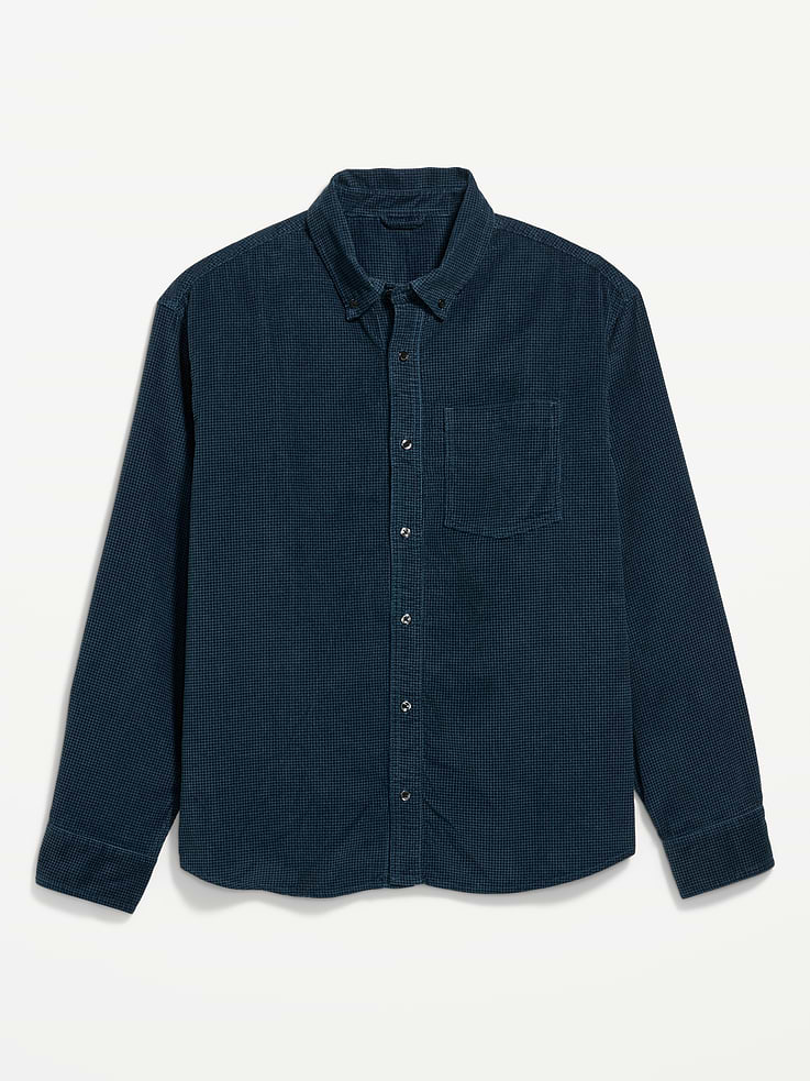 Image number 4 showing, Loose Fit Long-Sleeve Corduroy Shirt