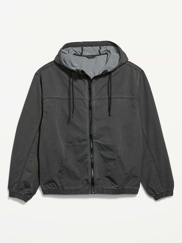 Image 4 of 5, Oversized Washed Utility Jacket