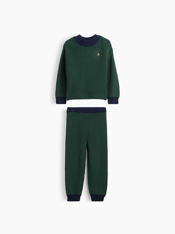Baby & Toddler Colorblock Sweater Set