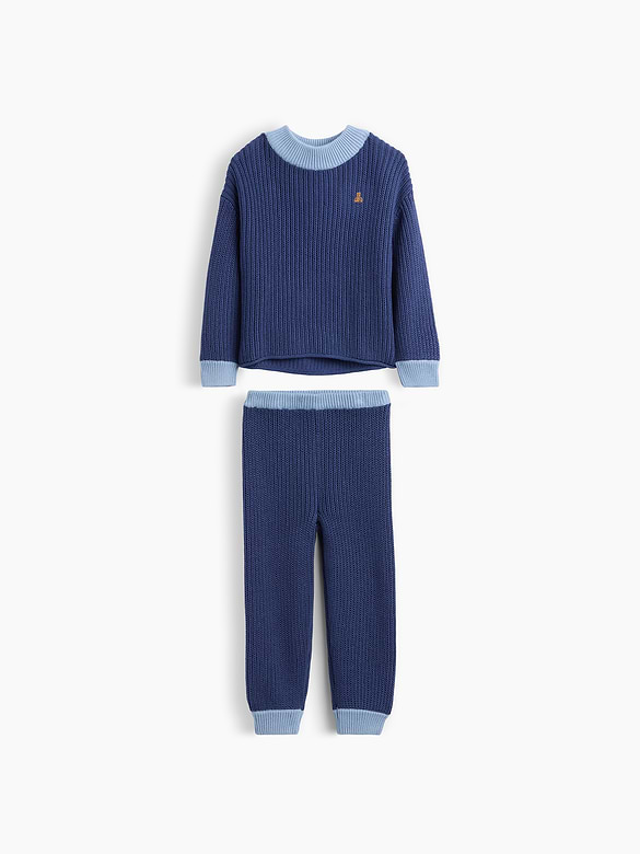 Baby & Toddler Colorblock Sweater Set