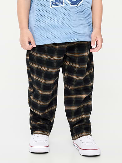 Image number 2 showing, Pull-On Barrel-Leg Pants for Toddler Boys