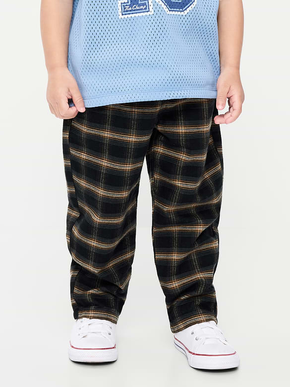 Pull-On Barrel-Leg Pants for Toddler Boys