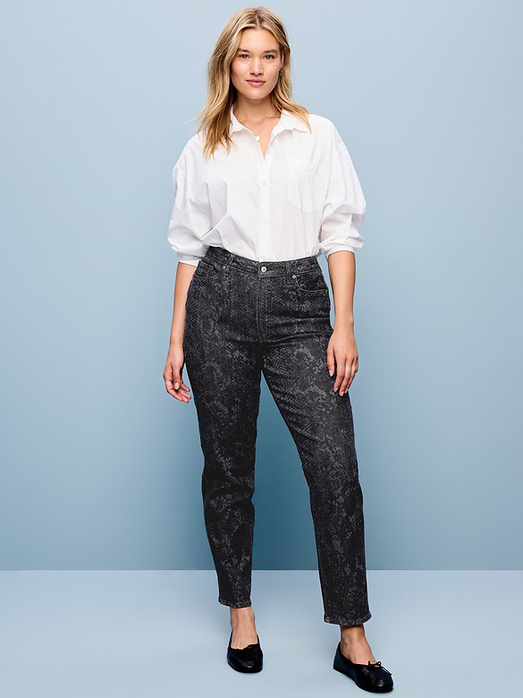 High-Waisted OG Straight Ankle Jeans
