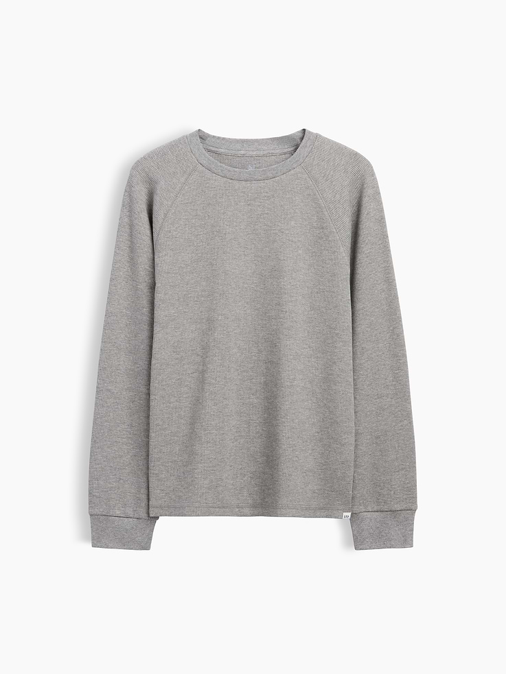 L'image numéro 1 présente T-shirt gaufré à manches raglan pour Enfant