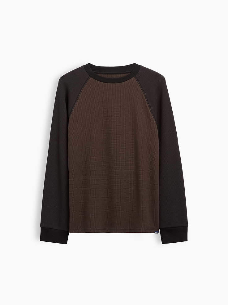 L'image numéro 1 présente T-shirt gaufré à manches raglan pour Enfant