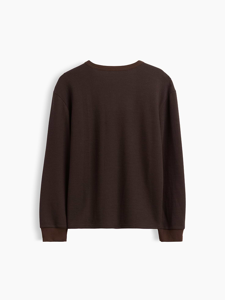Image 2 of 3, Kids Relaxed Henley T-Shirt