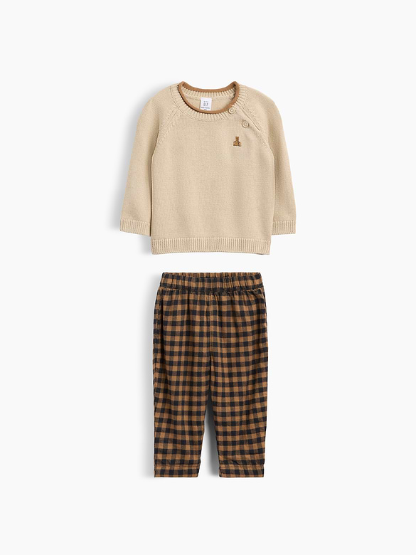 Baby Sweater Outfit Set