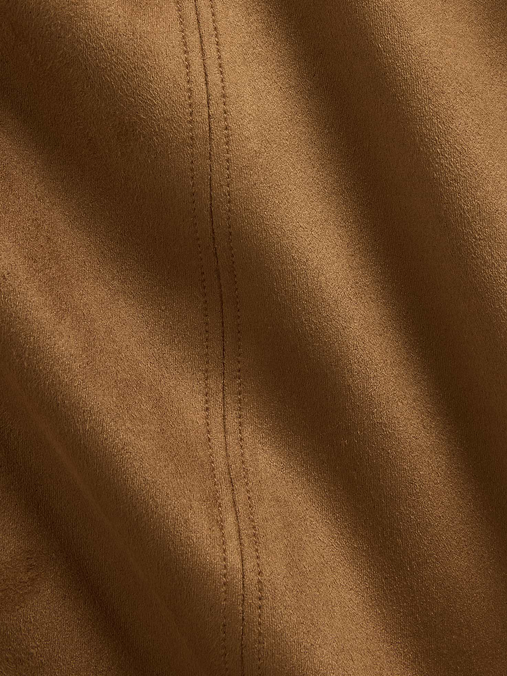 Image number 4 showing, Vegan Suede Mini Shift Dress