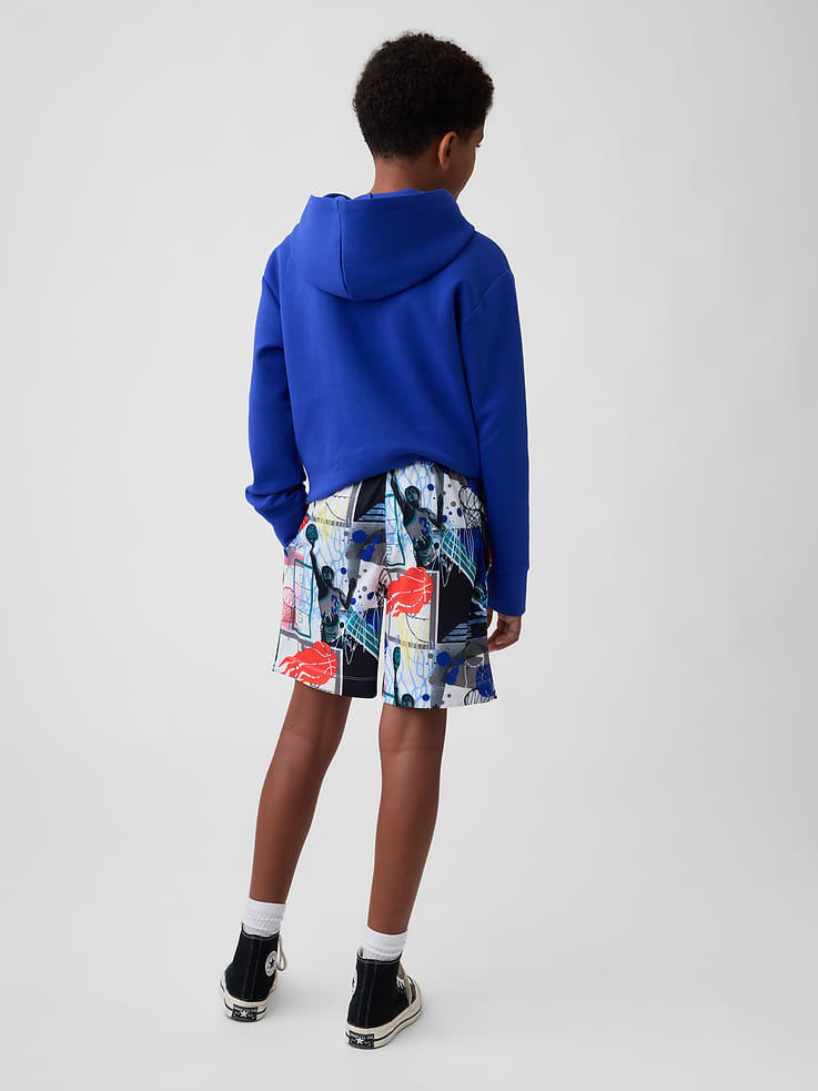 Image number 3 showing, Kids 100% Recycled Pull-On Mesh Shorts