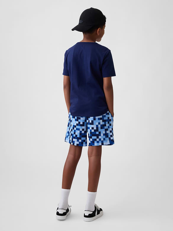 Kids 100% Recycled Pull-On Mesh Shorts