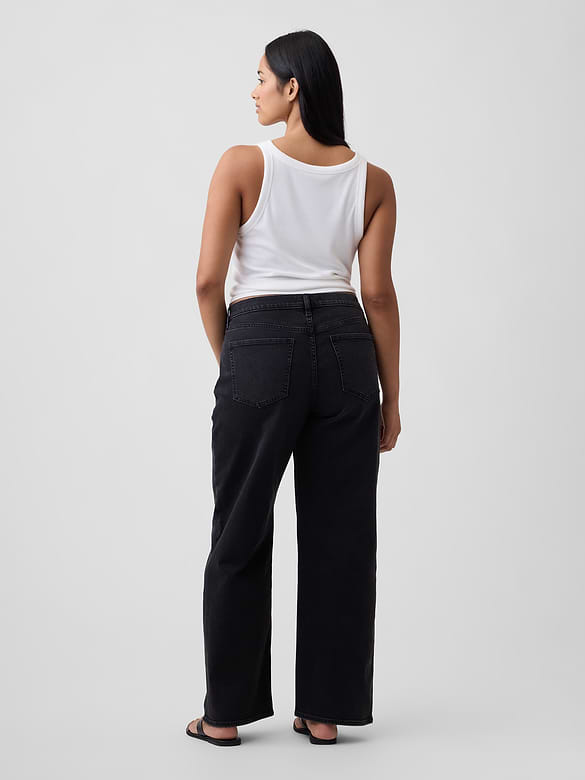 Low Rise '90s Loose Jeans