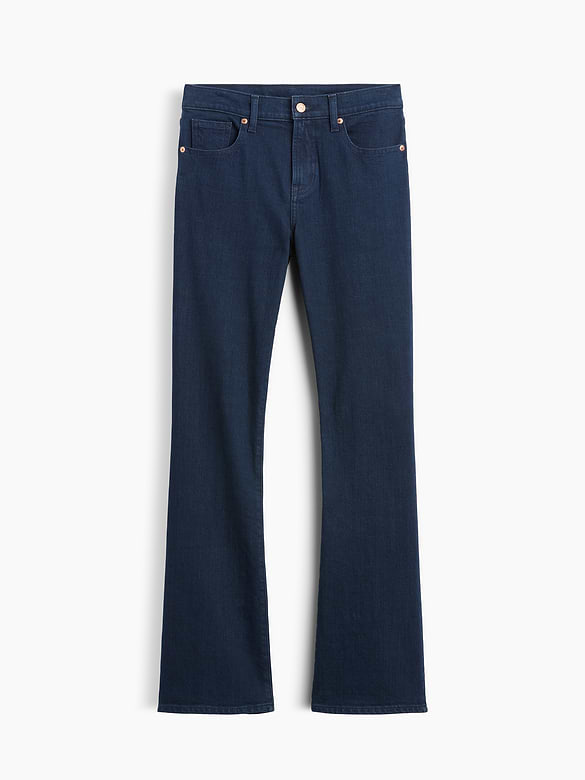Mid Rise Boot Jeans