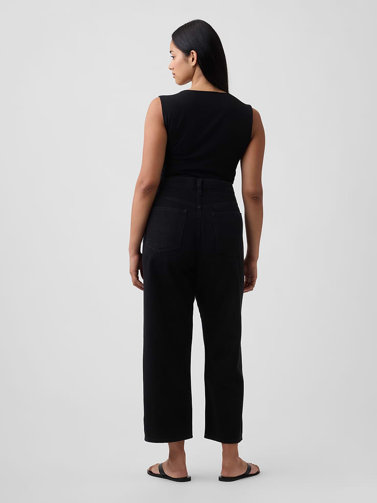 Image number 6 showing, Low Slung SuperSoft Relaxed Straight Crop Jeans