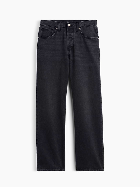 Low Slung Relaxed Straight Jeans