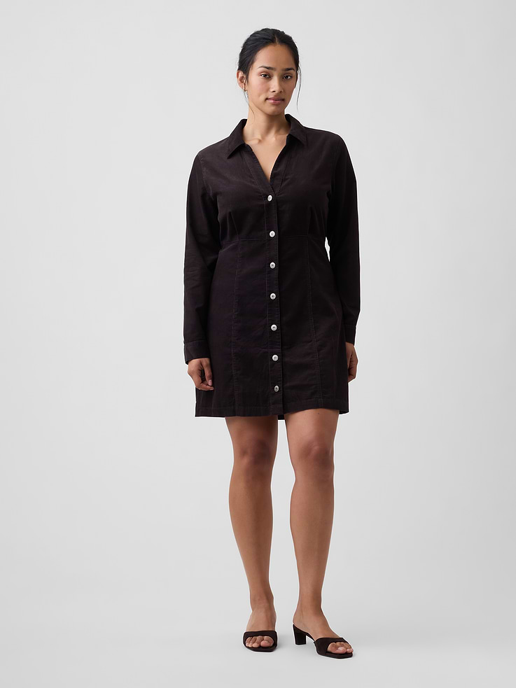 Image number 4 showing, Fitted Collared Mini Dress