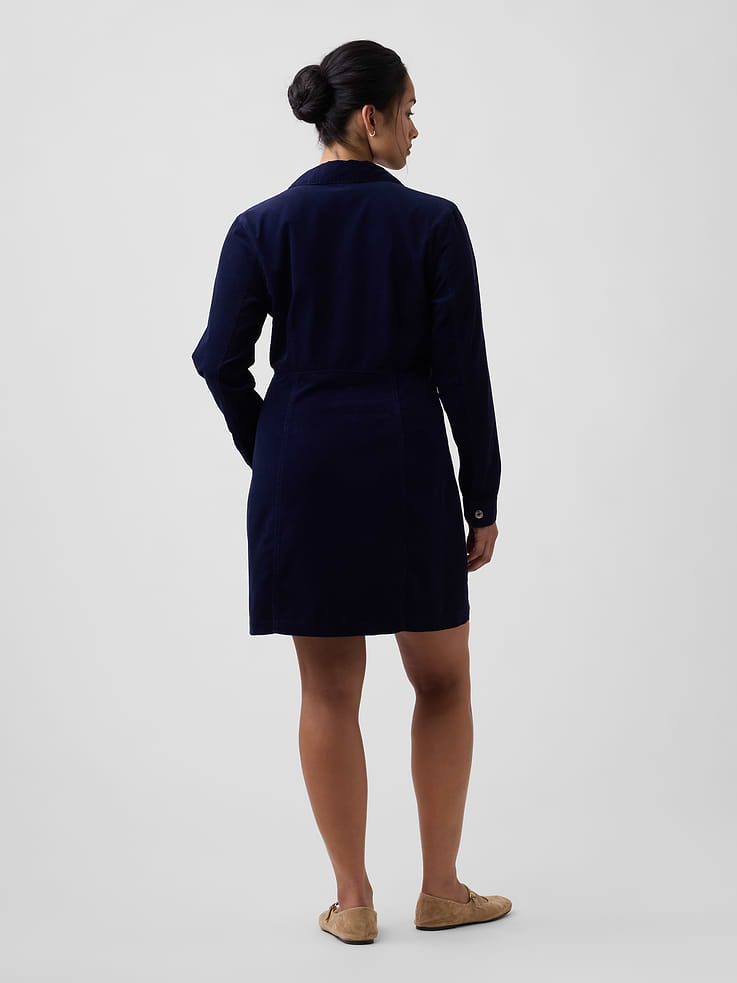 Image number 5 showing, Fitted Collared Mini Dress