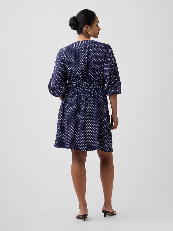 Image number 5 showing, Tie-Front Mini Dress