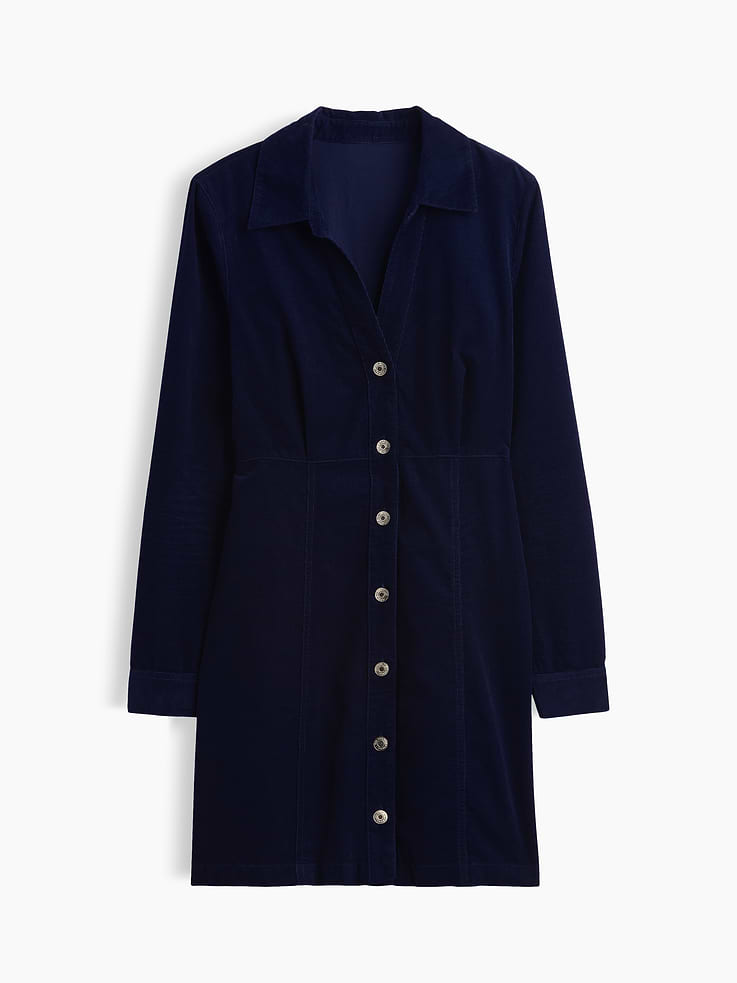 Image number 6 showing, Fitted Collared Mini Dress