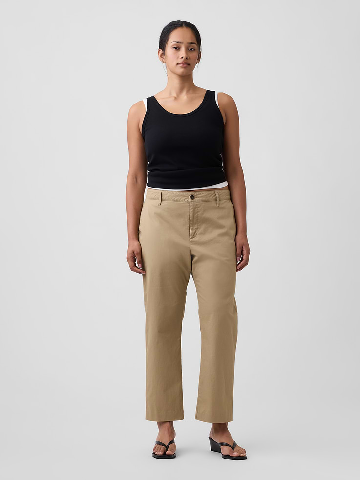Image number 5 showing, Mid Rise Downtown Khakis