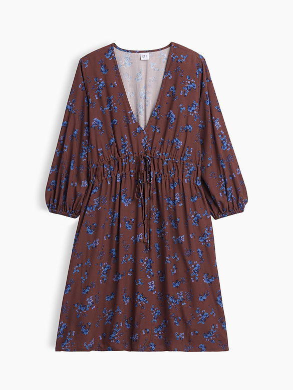 Tie-Front Mini Dress