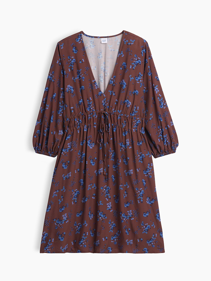 Image number 6 showing, Tie-Front Mini Dress